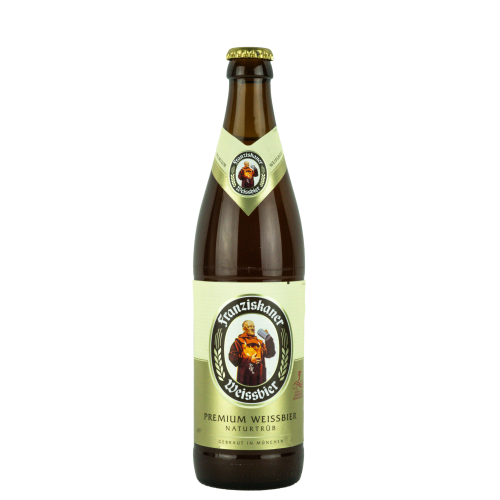 Afbeelding franziskaner naturtrub hefe hell 50cl