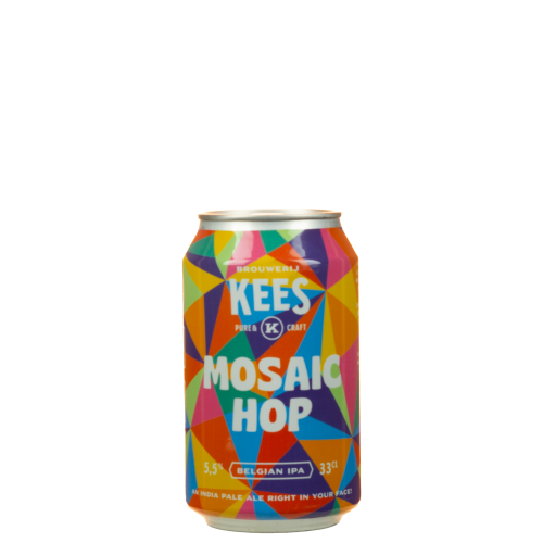 Afbeelding kees mosaic hop 33cl blik