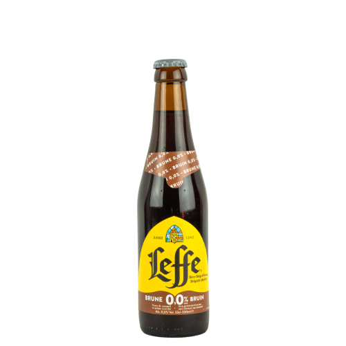 Afbeelding leffe bruin 0,0% 33cl