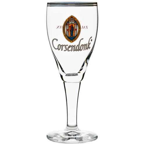 Afbeelding glas corsendonk gouden rand