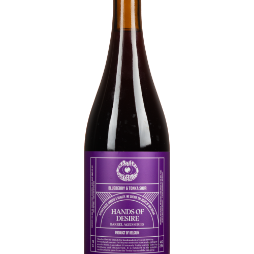 Afbeelding surrealiste hands of desire blueb. tonka sour 75cl