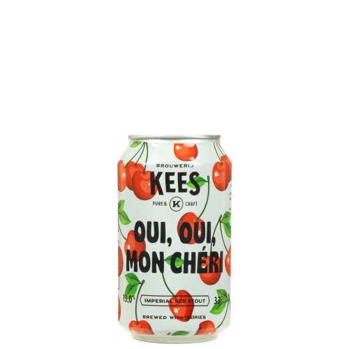 Afbeelding kees oui, oui, mon cheri blik 33cl