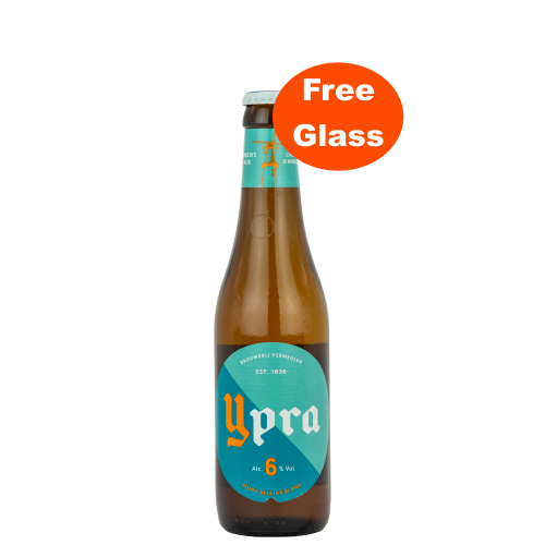 Afbeelding promo ypra 6x33cl + glass