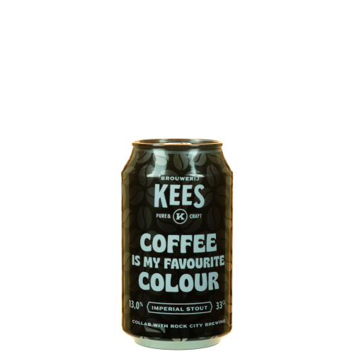 Afbeelding kees coffee is my favourite colour 33cl
