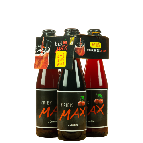 Afbeelding jacobins kriek max 25cl 3+1