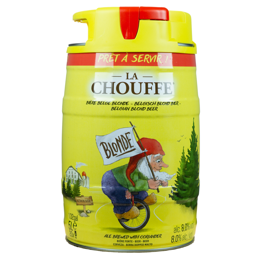 Bild: La Chouffe Partykeg 5L