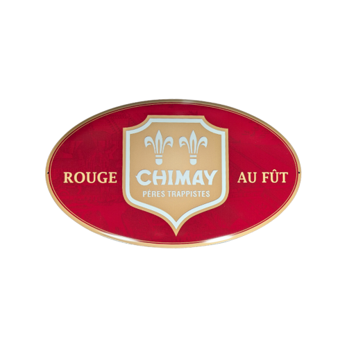 Image metal sign chimay rood