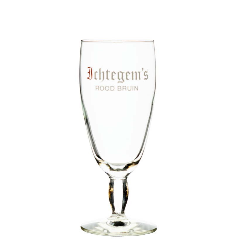 Image: Glas Ichtegems Rood Bruin 25Cl