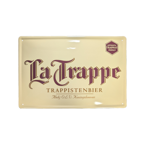 Image metal sign la trappe