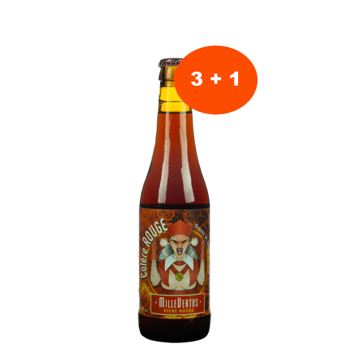 Image promo millevertus colère rouge 33cl 3+1