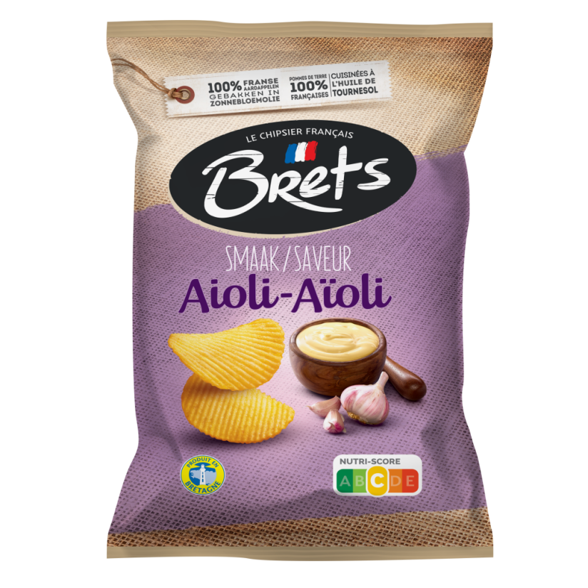 Afbeelding: Brets Chips Aïoli 125Gr