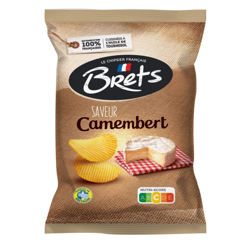Afbeelding: Brets Chips Camembert 125Gr