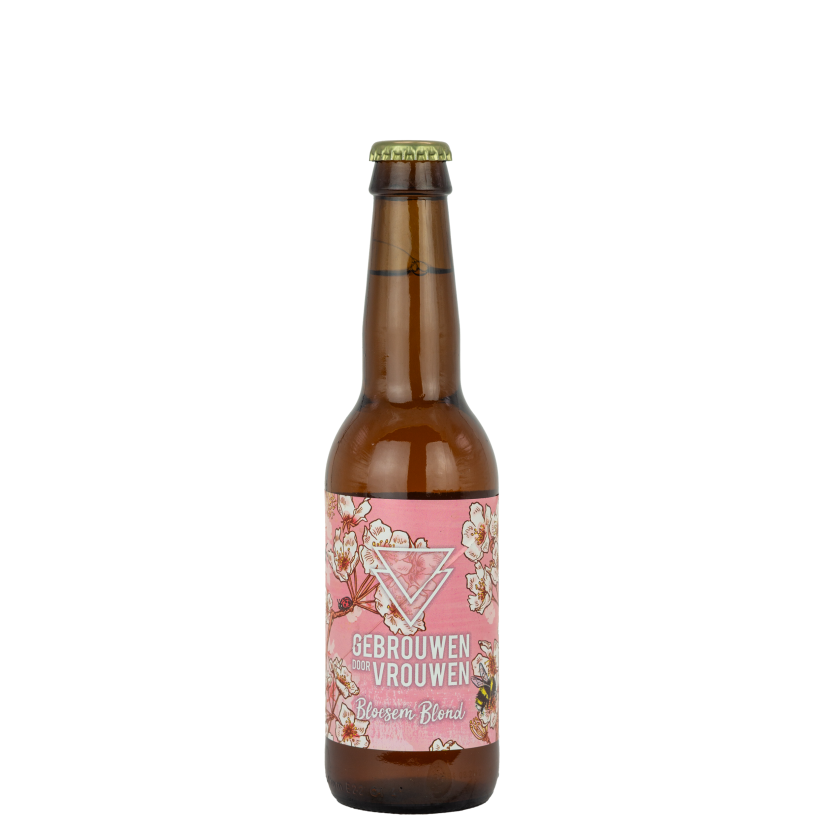 Afbeelding: Gebrouwen Door Vrouwen Bloesem Blond 33Cl Ow
