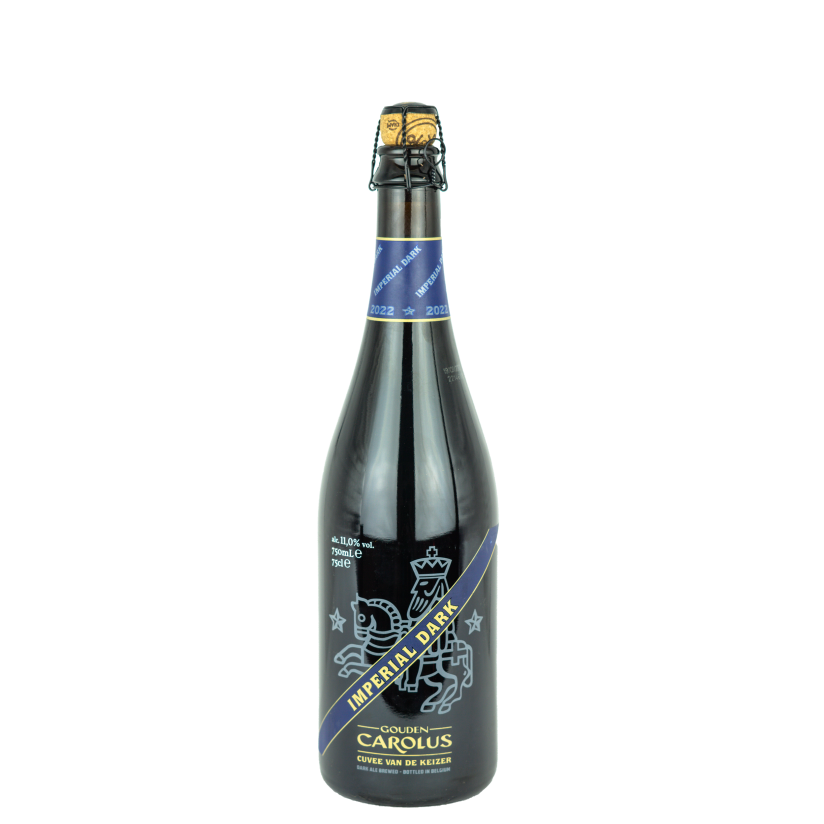 Afbeelding: Cuvee V/D Keizer Blauw imp. Dark 75Cl