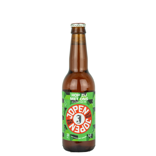 Afbeelding jopen hop zij met ons 33cl