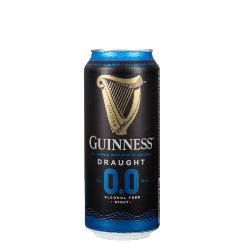 Afbeelding guinness draught 0% blik 44cl