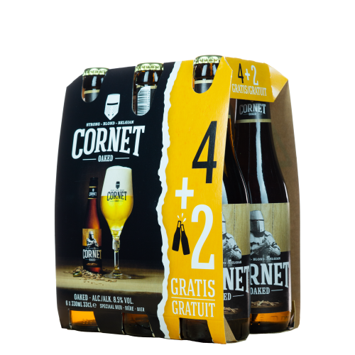 Afbeelding cornet blond oaked 33cl 4+2